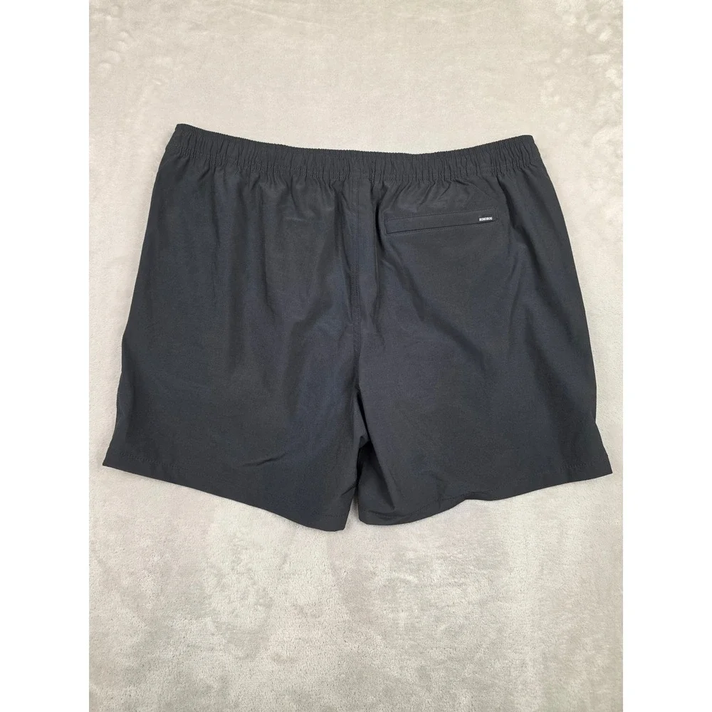Bonobos Swim Trunks Mens XL Black 7 Inch Inseam Drawstring Mesh Lined Pockets